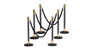 A1B Gold And Black Stanchions