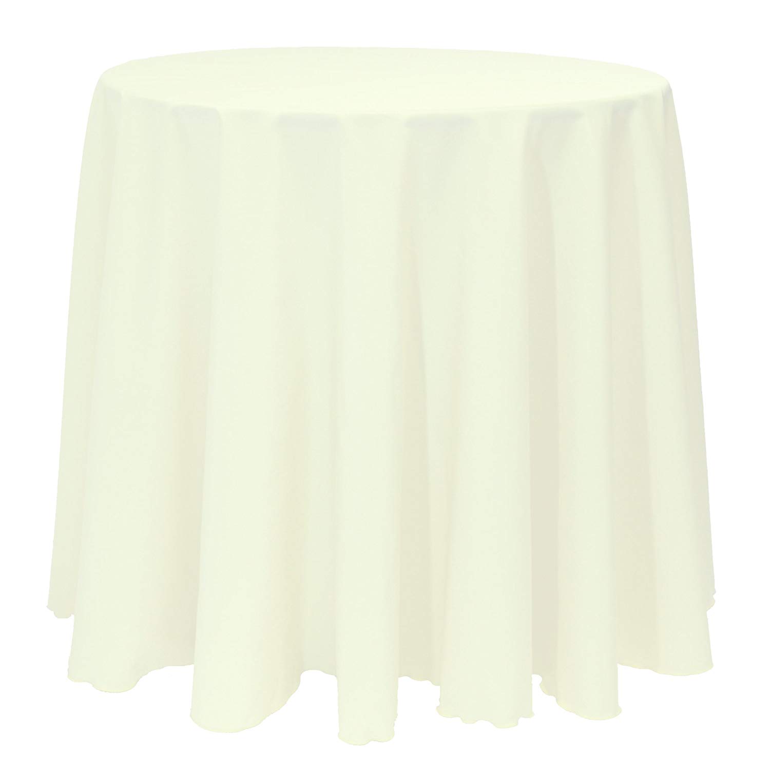 Spun Polyester Tablecloth ivory