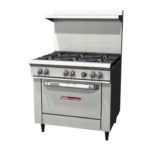 G-Commercial Propane Stove With Griddle - Commercial Propane 4 Burner Stove With Griddle