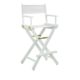 602 Directors Chairs White On White
