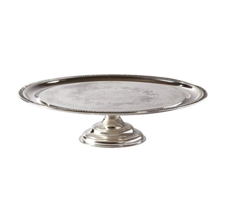 Risers Silver Plated 10 In Cake Stand