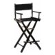 Directors Chair In Multi Colors - Directors Chairs Black with Black Frame