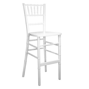 white ballroom bar stools