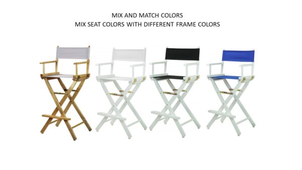 white directors chairs