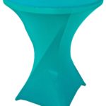 Spandex Teal For Cocktail Tables - Spandex 24