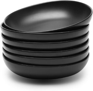 112 Black Soup Plate 