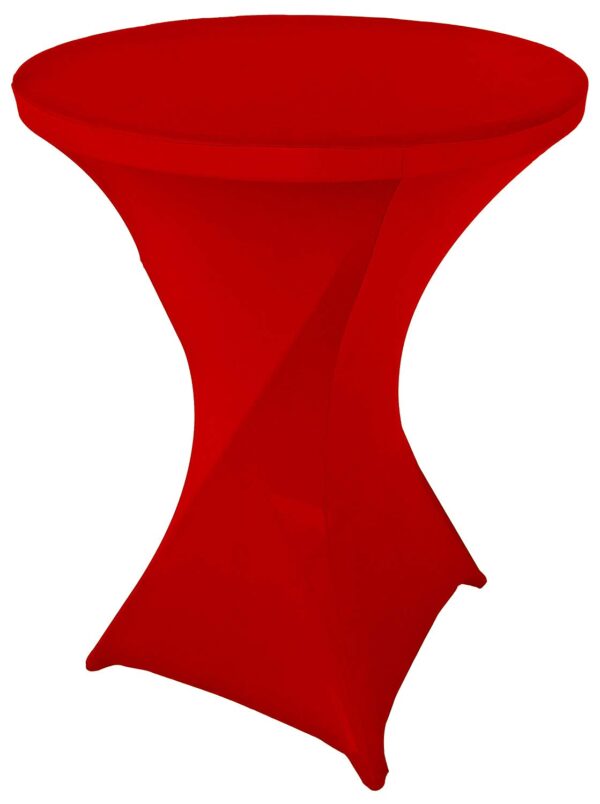 B1 Spandex Red For Cocktail Tables