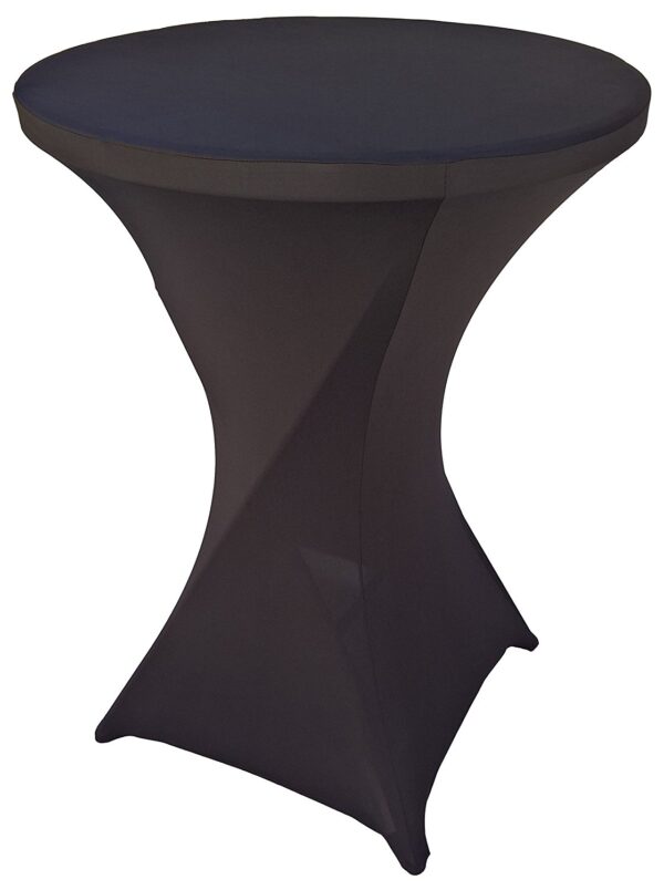 Spandex Black For Cocktail Tables