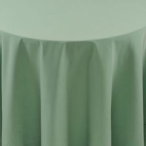 Spun Polyester Seafoam Tablecloth