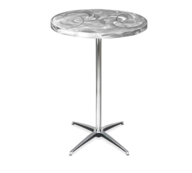 260 Round Metal Cocktail Table