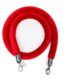 A1 Chrome Stanchions - Red Rope