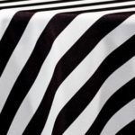 Three Inch Stripe Black & White - Napkins