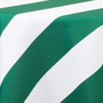 Three Inch Stripe Green & White - Napkins