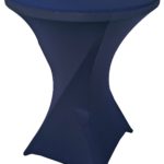 Spandex Navy For Cocktail Tables - Spandex 24