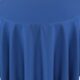 spun Polyester royal blue tablecloth