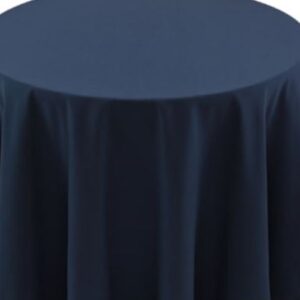 spun Polyester Navy blue tablecloth