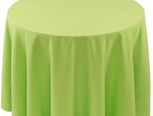spun Polyester Lime Green tablecloth