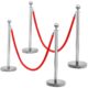 Chrome Stanchion And Ropes