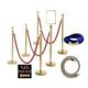 A1 Gold Stanchion And Ropes