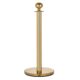 A2 Gold Stanchion & Blue Rope - Gold Stanchion