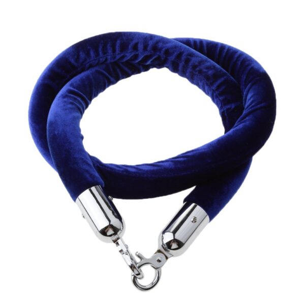 Velour Stanchion Ropes Blue