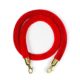 A1 Gold Stanchion And Ropes - Red rope with gold tip