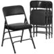 Stanchions Black Retractable - Folding Chair Corporate Black