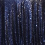 Sequin Tablecloth  Navy Blue - rectangle - 60X120