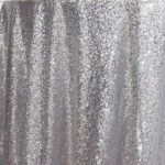 Sequin Tablecloth Silver - rectangle - 60X120