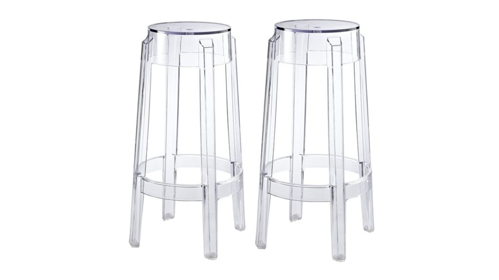 clear ghost bar stools