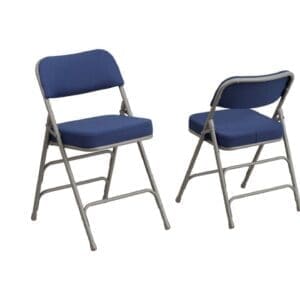 Stanchions Black Retractable - Folding Chair Executive Corporate Blue