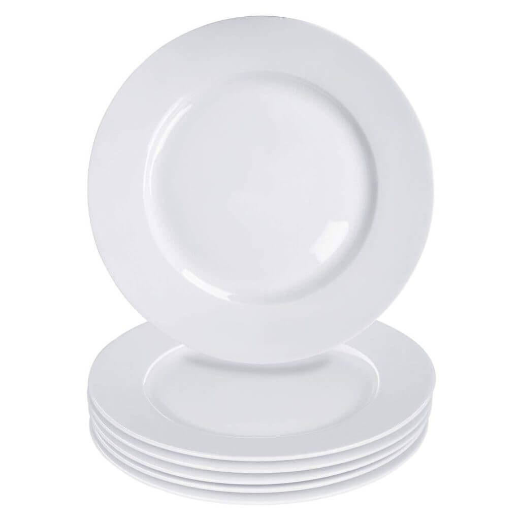 Appetizer Round White Plate