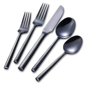 Black Flatware Mirror Plated Stainless