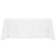 A Rectangle Tablecloths - Rectangle Tablecloth White 90 x 132