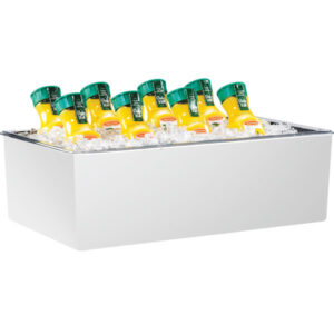 165 Beverage Ice Housing White with Pan