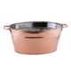 141 Ice Bucket Copper - Ice Display Tubs Copper Hammered