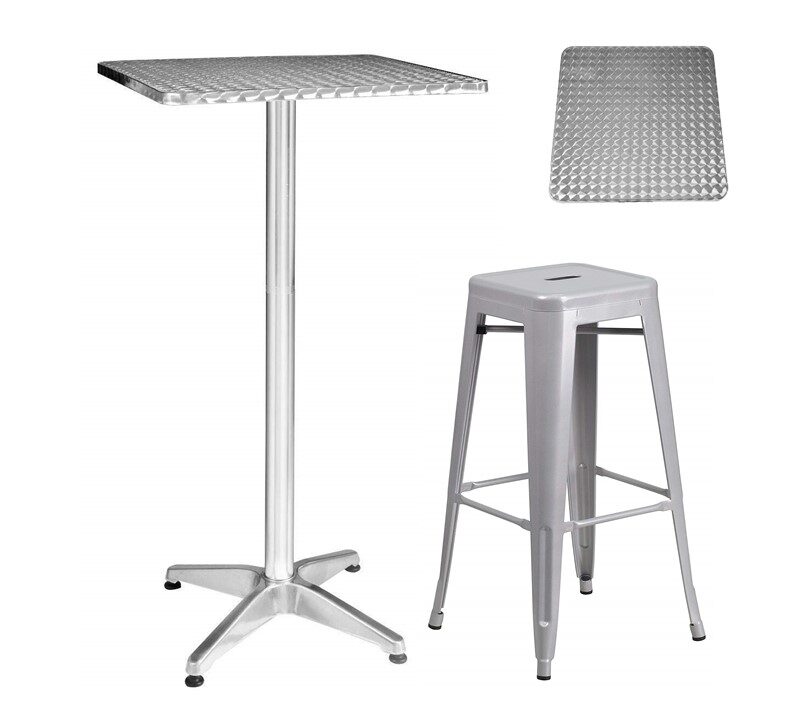 259 Square Metal Cocktail Tables
