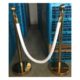 A2 Gold Stanchion & White Rope - White rope with Gold tips