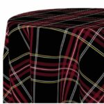 Tartan Plaid-Black - 60 X 120 RECTANGLE