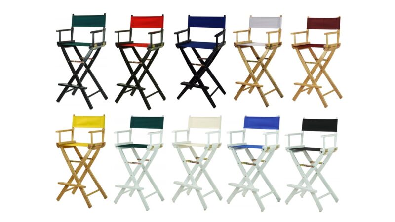 Director's Chairs in all colors for rent
