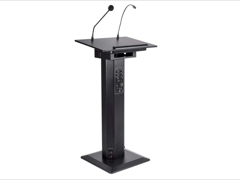 Lectern with mic for rent