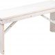 214 Farm Tables And Benches White - Benches White Wash 3 feet 4 in x 12 in
