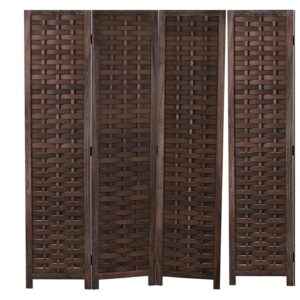 Panel Screens And Room Divider dark brown