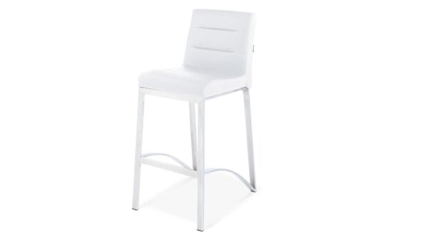 700 Bar Stool Contemporary with Metal Base White