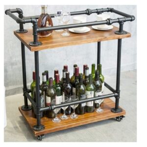 102  Bar Cart Rustic