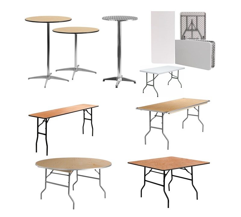 1 Shop Tables By Type