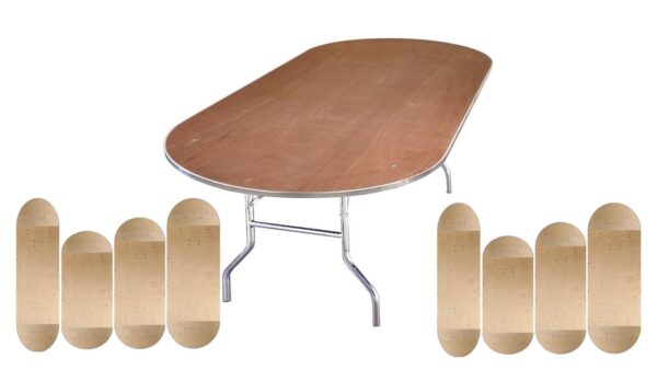 Oval Tables For Rent