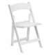Z Resin Folding Chairs Padded Seat - white - resin-padded-seat
