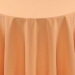 Melon spun polyester Tablecloth - 84 - Round