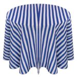 A Three Inch Stripe Blue & White - Napkins